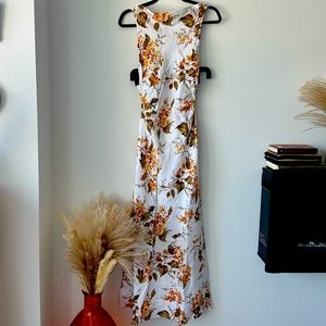 REFORMATION NWT maxi length linen dress Casette size 4